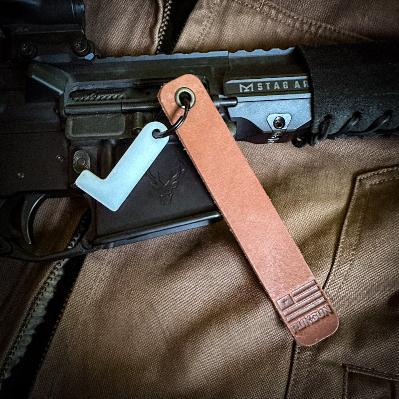 Fast-Draw Leather Chamber Flag