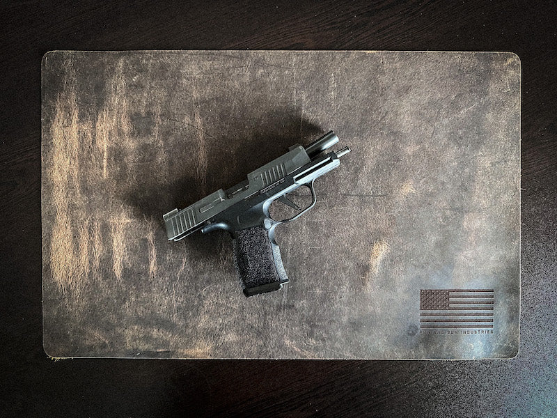 Leather Pistol Mat