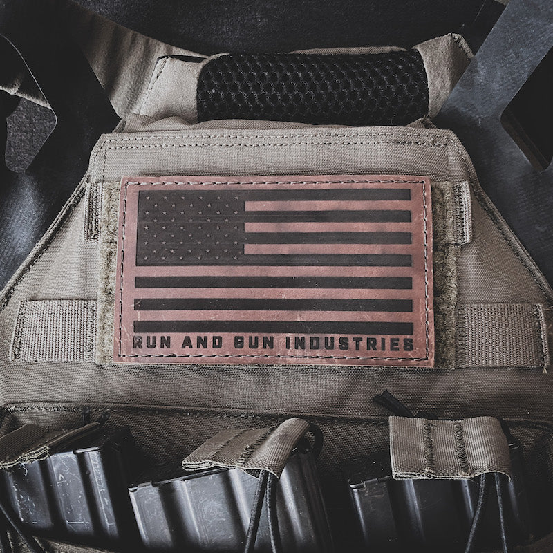 Leather Flag Patch